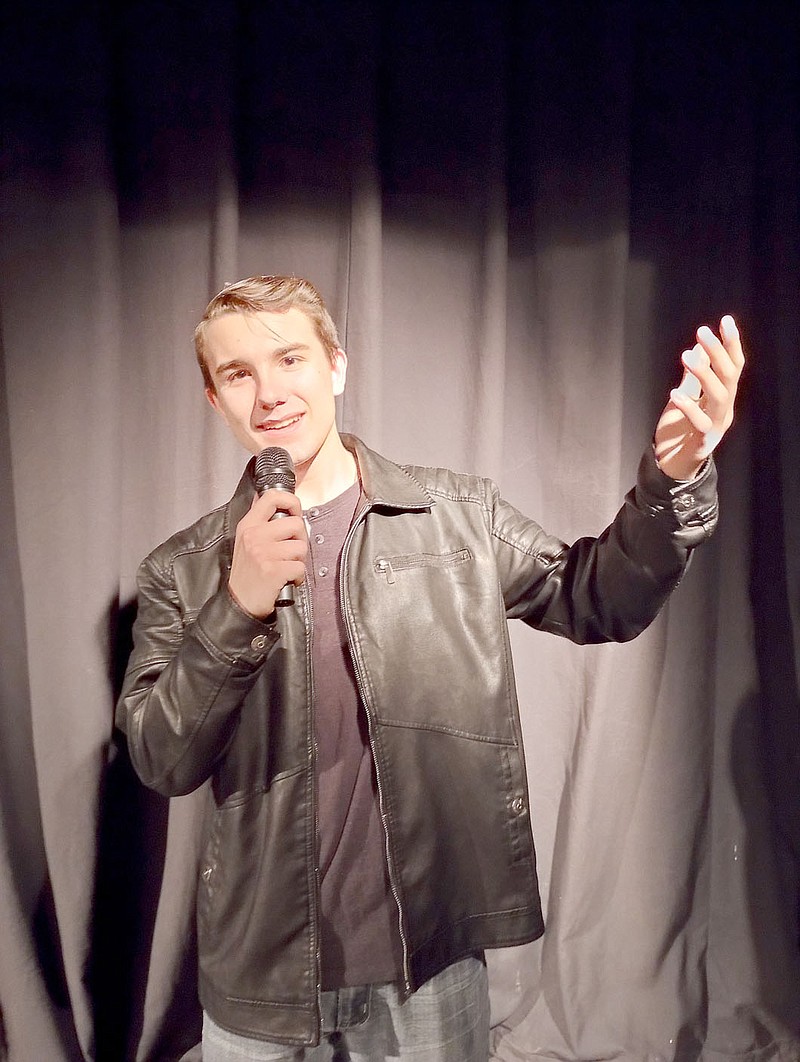 COURTESY PHOTO Student comedian Sean Henson performs his act for Last Comic Standing.