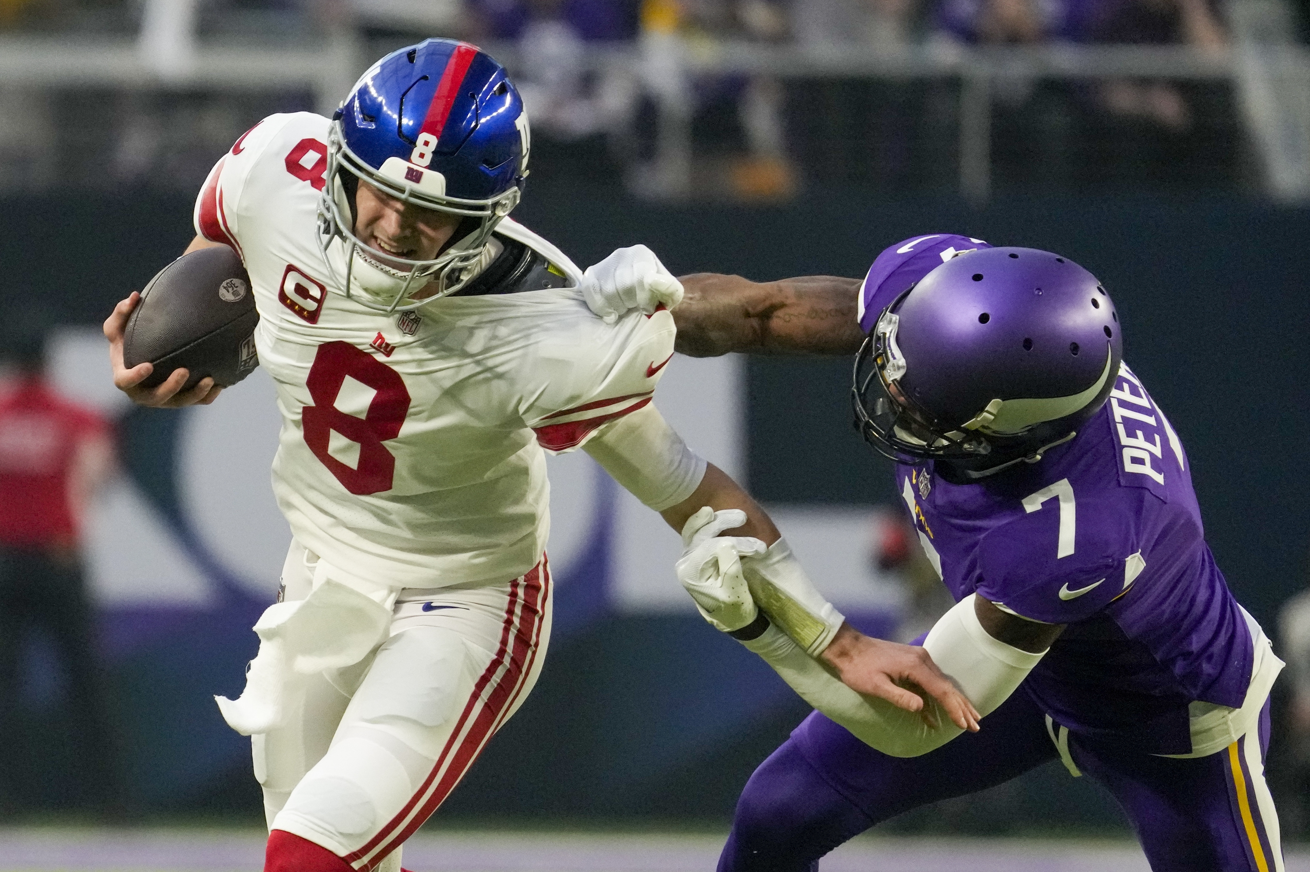 MINNEAPOLIS, MN - JANUARY 15: New York Giants offensive tackle