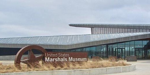 Fort Smith's new U.S. Marshals Museum has a low-slung silhouette. (Special to the Democrat-Gazette/Marcia Schnedler)
