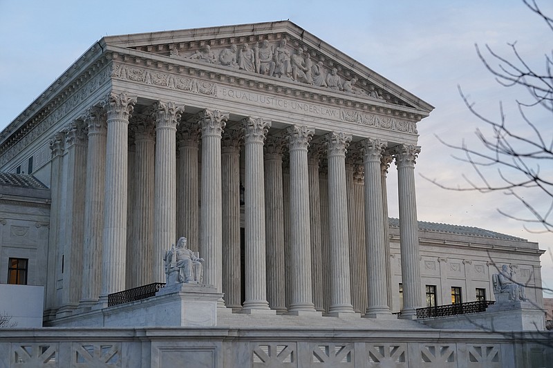 Archivo - Vista de la Corte Suprema, en Washington, el 10 de enero de 2023. (AP Foto/Patrick Semansky, Archivo)