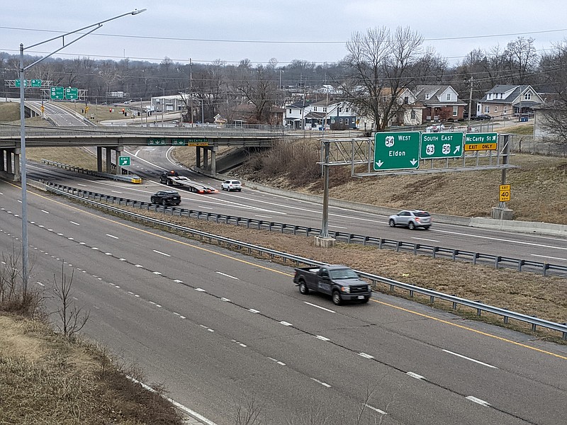 Ryan Pivoney/News Tribune photo: 
Drivers travel U.S. 54 Sunday afternoon, Jan. 22, 2023, in Jefferson City.