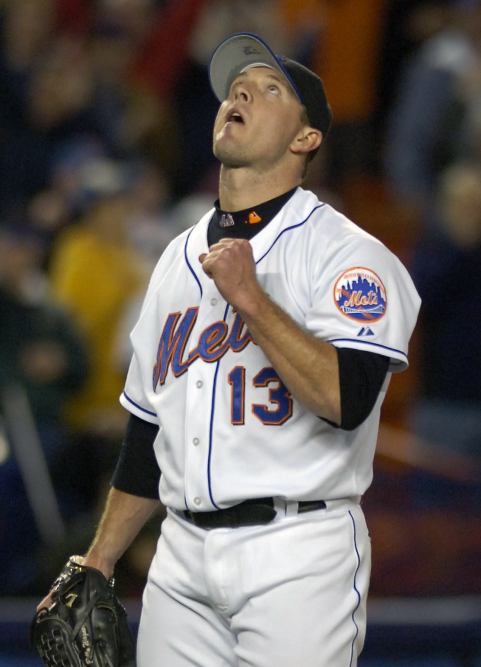 FILE - Colorado Rockies first baseman Todd Helton (17) celebrates after he  made the last out to win Game 4 of the National League Championship  baseball series against the Arizona Diamondbacks, 6-4