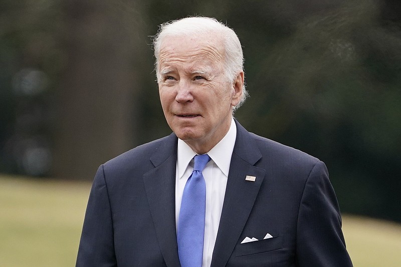 President Joe Biden arrives on the South Lawn of the White House, Monday, Jan. 23, 2023, in Washington. Biden’s decision to allow the FBI to search his home in Delaware last week is laying him open to fresh negative attention and embarrassment following the discovery of classified documents at his home and former office. But it's part of a legal and political calculation that aides believe will pay off in the long run as he prepares to seek reelection. (AP Photo/Evan Vucci)