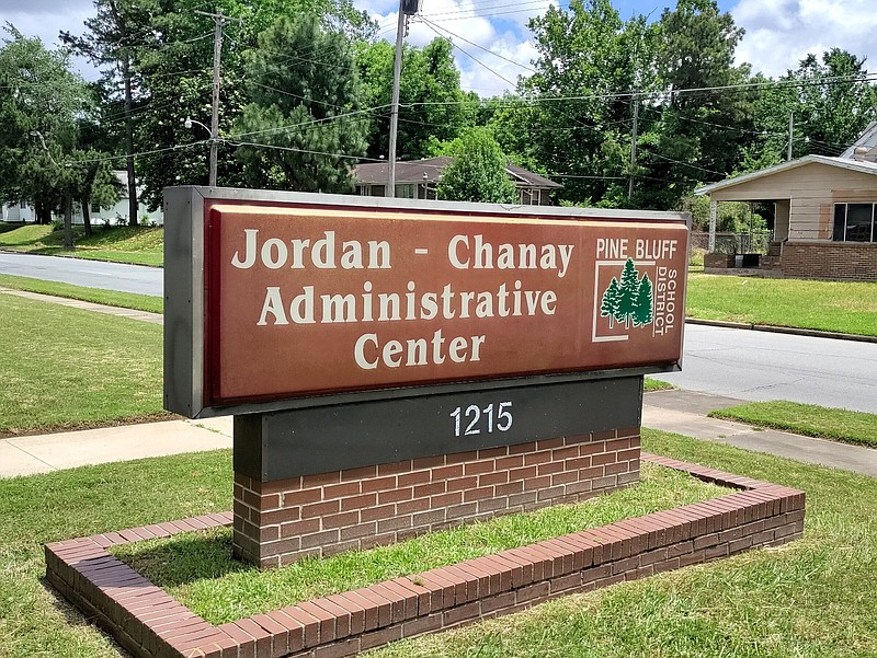 The Pine Bluff School District is now headquartered in the Jordan-Chanay Administrative Center on Pullen Avenue. (Pine Bluff Commercial/I.C. Murrell)