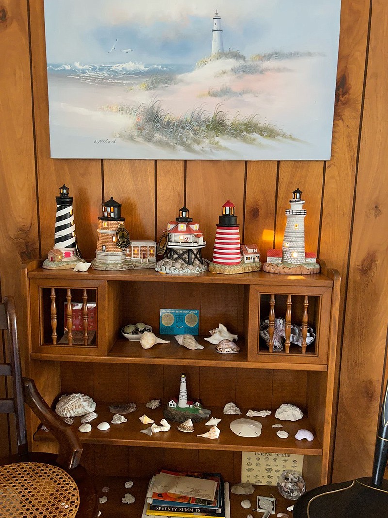 Muetzel says her collection is fluid. Visitors to her house may receive a lighthouse to take home with them or friends and neighbors may give her a new one for her collection.

(Courtesy Photo)
