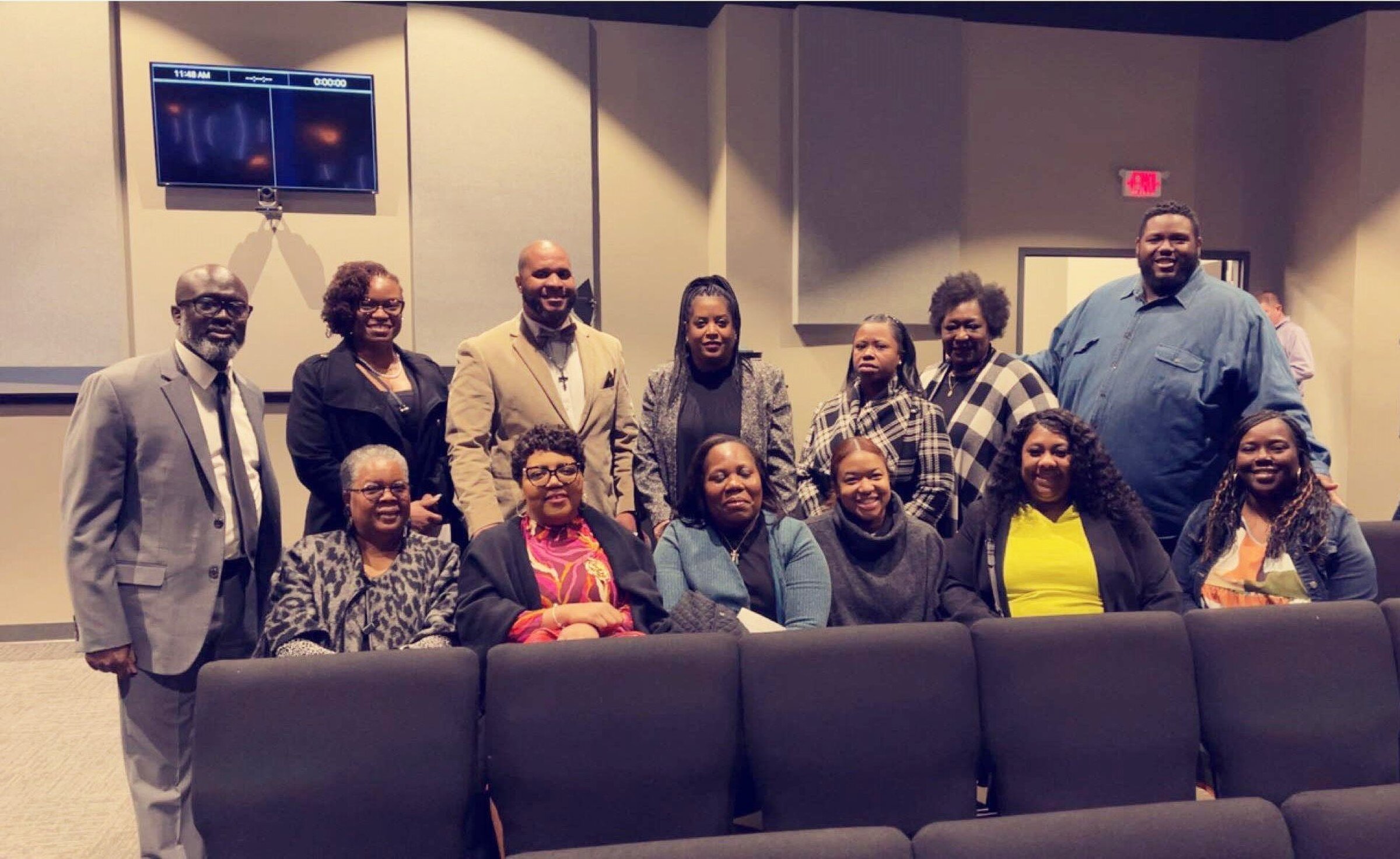 Jack Robey faculty, staff go to church