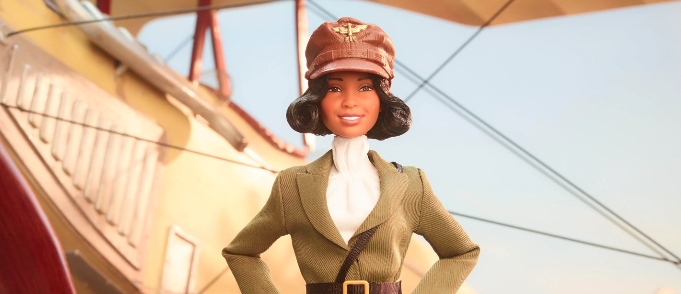 HER Magazine | Spirit of Atlanta's pioneering aviatrix Bessie Coleman captured by Barbie, U.S. Mint - Vimarsana News
