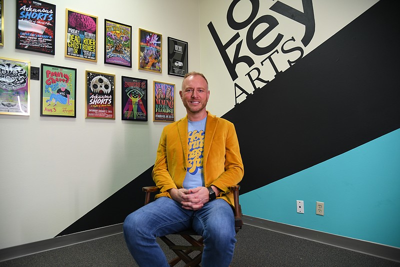 Brad Burleson is the new director of development position at Low Key Arts, with plans to raise $25,000 this month. - Photo by Lance Brownfield of The Sentinel-Record