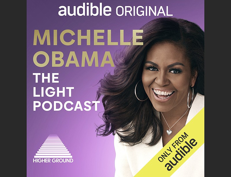 “Michelle Obama: The Light Podcast,” launches March 7. (Audible via AP)