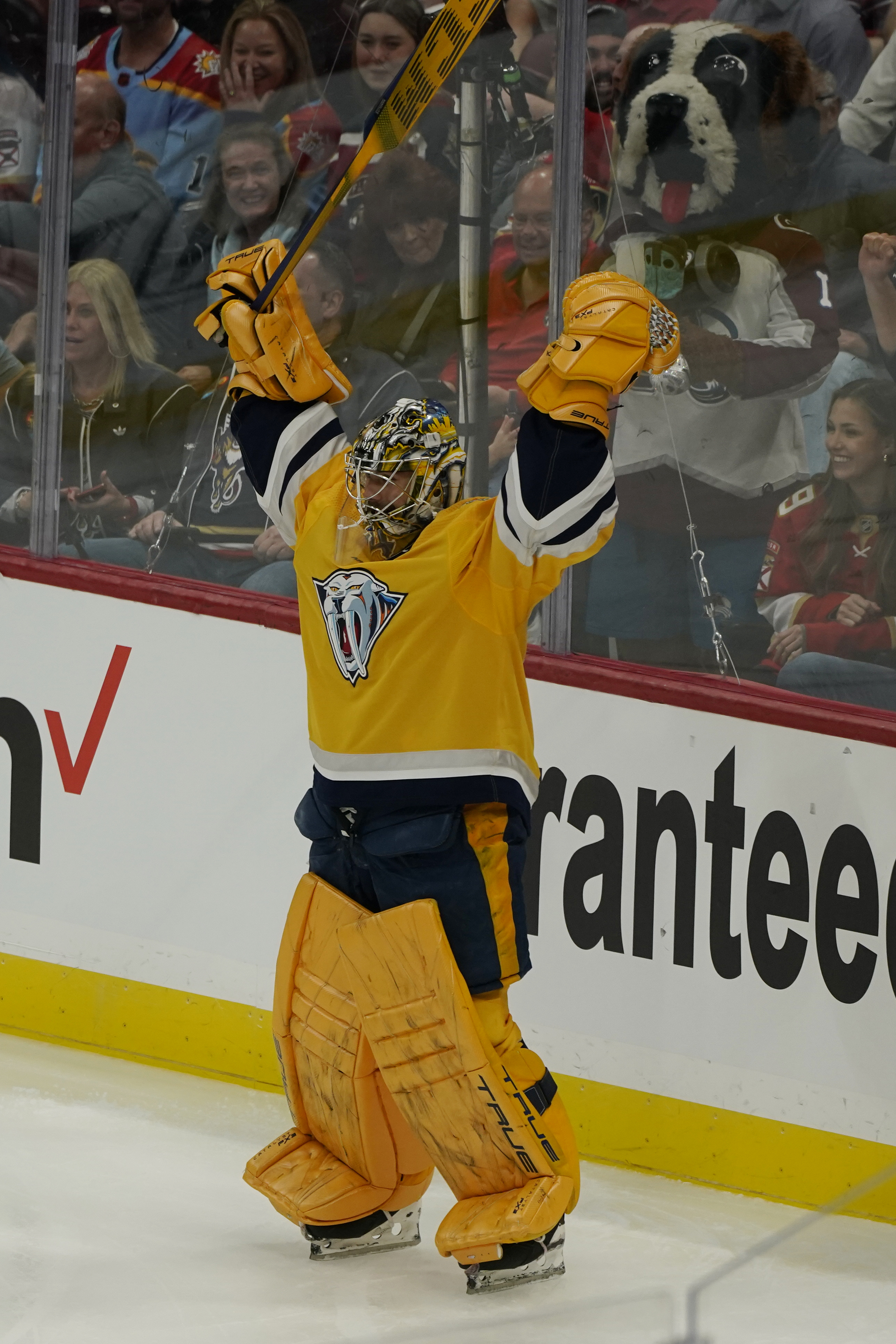 Trevor Zegras scores while blindfolded in skills competition