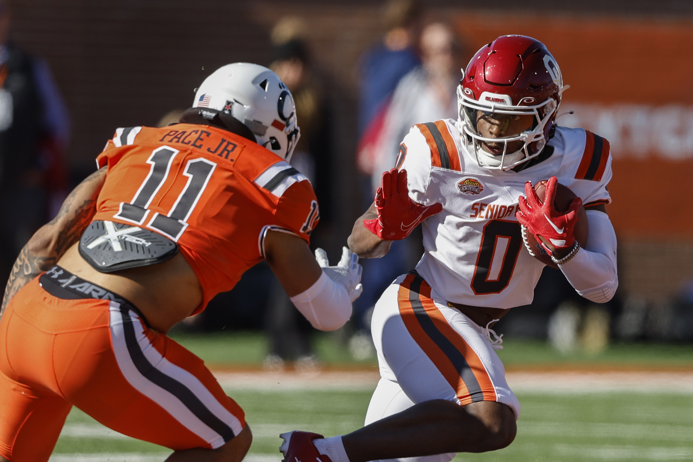 Senior football star Andrei Iosivas shines at NFL Combine - The Princetonian