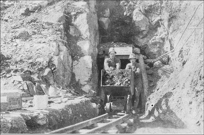 A tunnel of the Arkansas Quicksilver Company, eastern Pike County, 1932. Arkansas Geological Survey photo, via the Clark County Historical Association. - Submitted photo