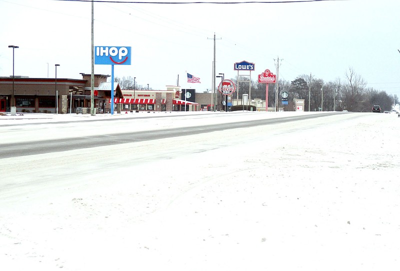 Ice and sleet blanket city Siloam Springs HeraldLeader