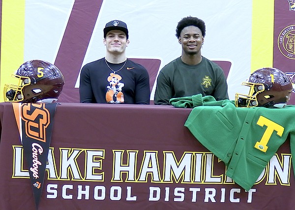 WATCH | Lake Hamilton stars sign to play college football | Hot Springs ...