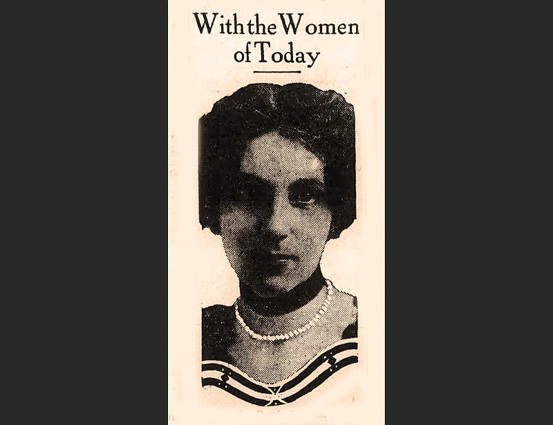 Plucky working mom Bernie Babock was profiled in a syndicated feature in the June 20, 1919, Arkansas Democrat. (Democrat-Gazette archives)