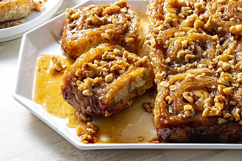 Baklava Sticky Buns. (Photo by Scott Suchman for The Washington Post.)