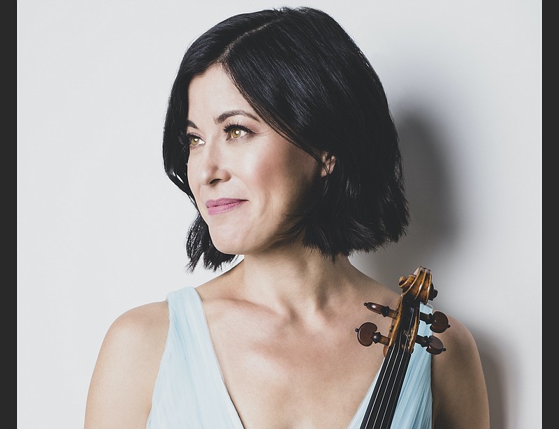 Violinist Jennifer Frautschi will make her fourth appearance with the Arkansas Symphony Sept. 30-Oct. 1 to kick off the orchestra’s 2023-24 Masterworks season. (Special to the Democrat-Gazette/Dario Acosta)