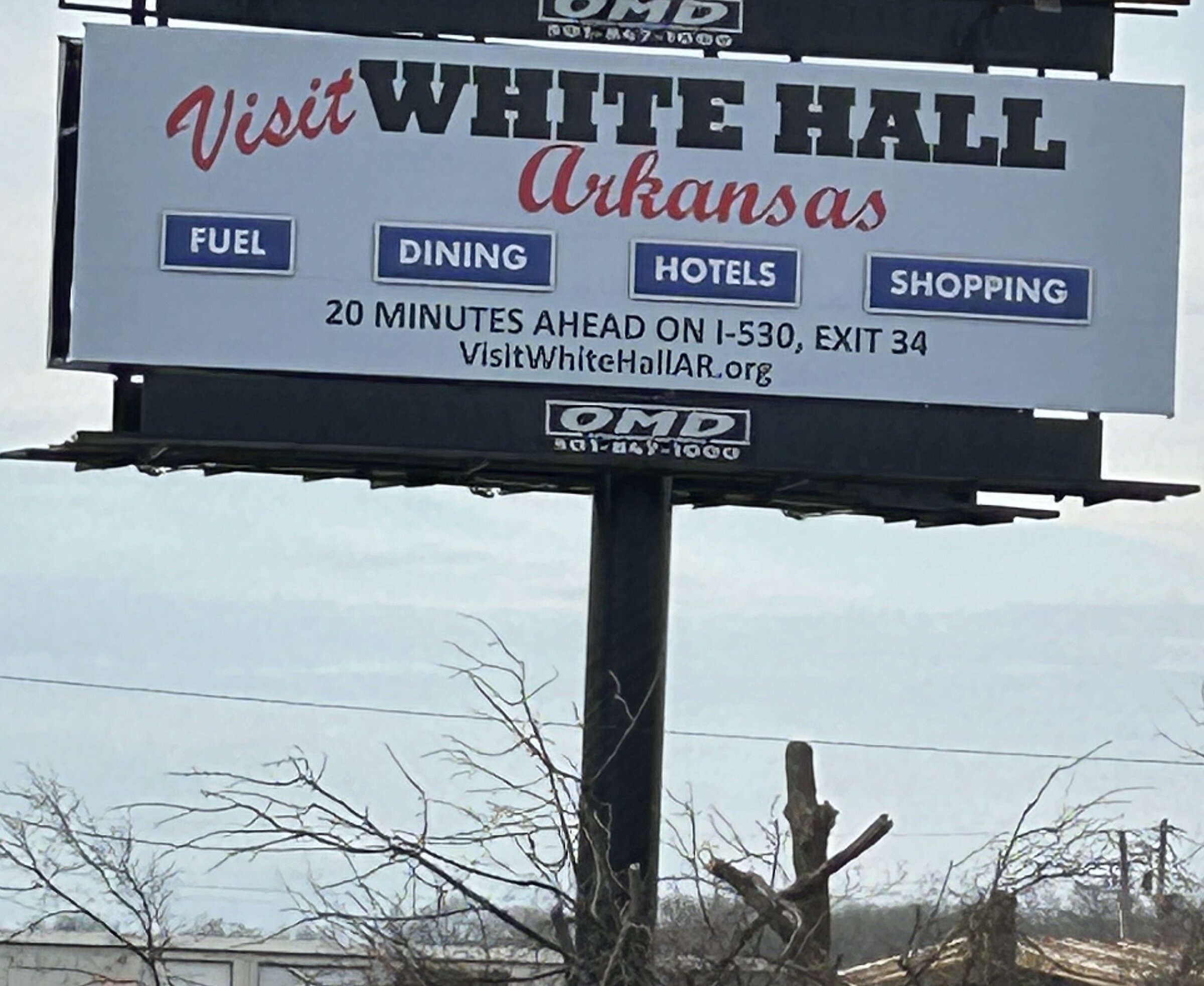 White Hall raises its profile with 2 big billboards