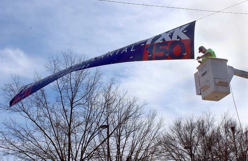 Texarkana Sesquicentennial banner gone with the wind Texarkana Gazette
