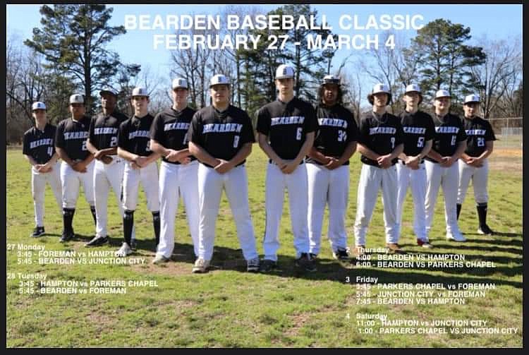 Bears host Bearden Baseball Classic starting on Monday