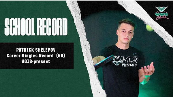 Shelepov breaks career singles record, William Woods men's tennis record 100th program win - Vimarsana News