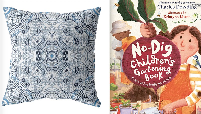 Amrita Sen Design Pillows and The No-Dig Children's Gardening Book