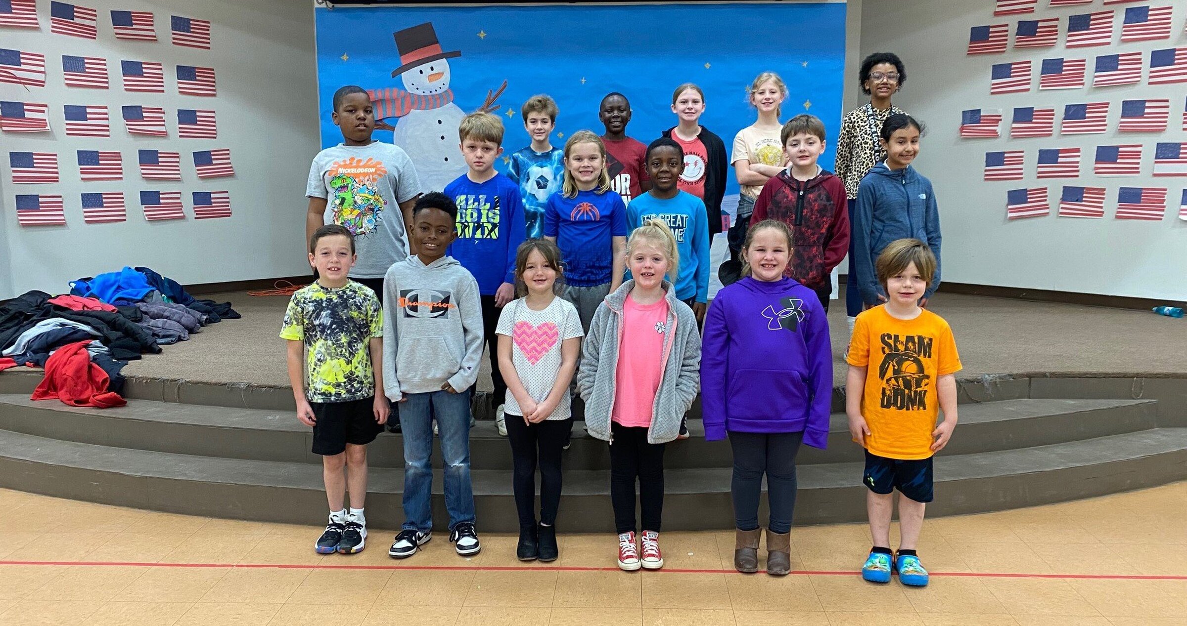 Gandy Elementary’s Students of the Month for January