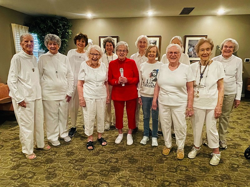 Seniors at Arcadia Senior Living in Bowling Green, Ky., reenacted a segment of Rihanna's Super Bowl halftime show that has since received millions of likes and views. (Photo by Paige Oakes)