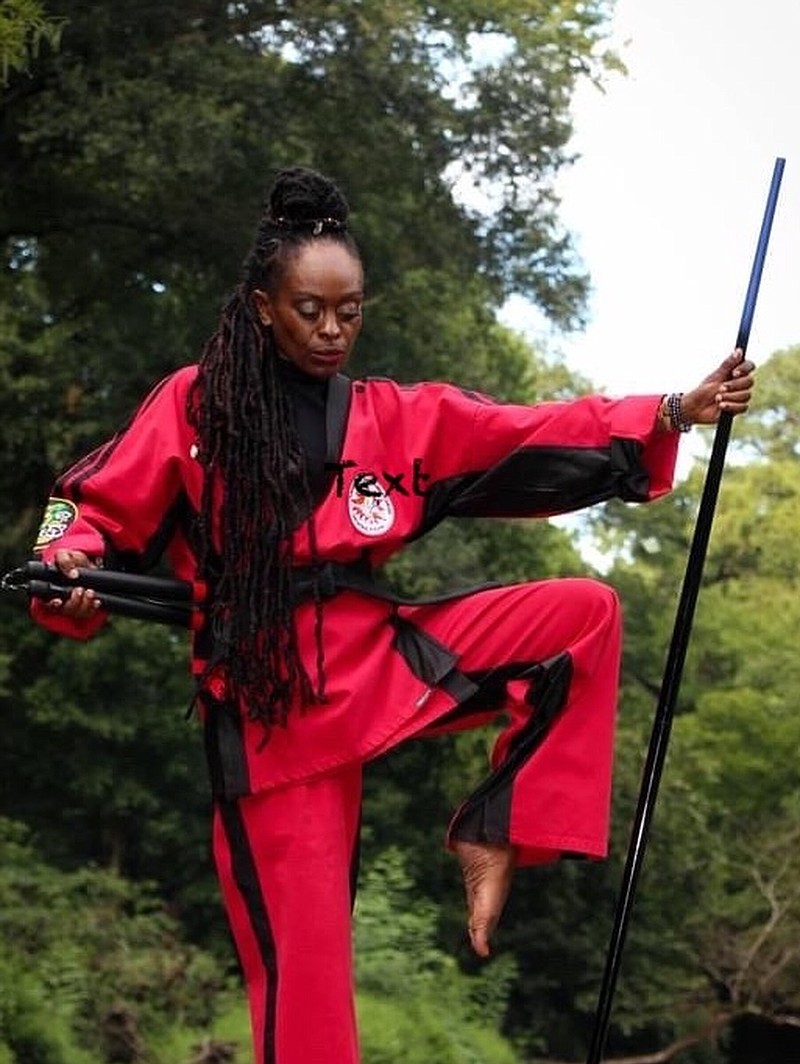 Florence Love is a Taekwondo 3rd degree Black Belt and certified yoga instructor. She offered a “Women’s Self-Defense with FloEssence”class at the Arts and Science Center for Southeast Arkansas on March 4. (Special to The Commercial)