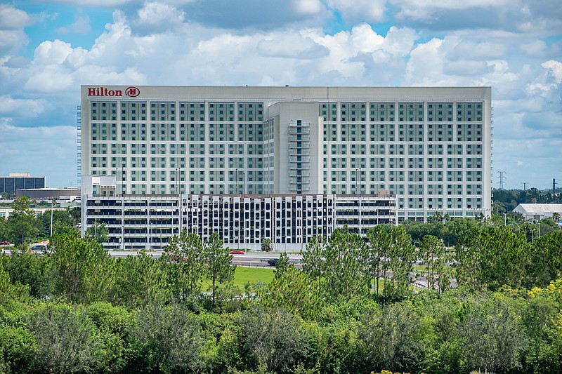 The Hilton Orlando, as seen from the Aquatica tower in the International Drive area, Orlando, Florida, July 1, 2019. (Dreamstime/TNS)