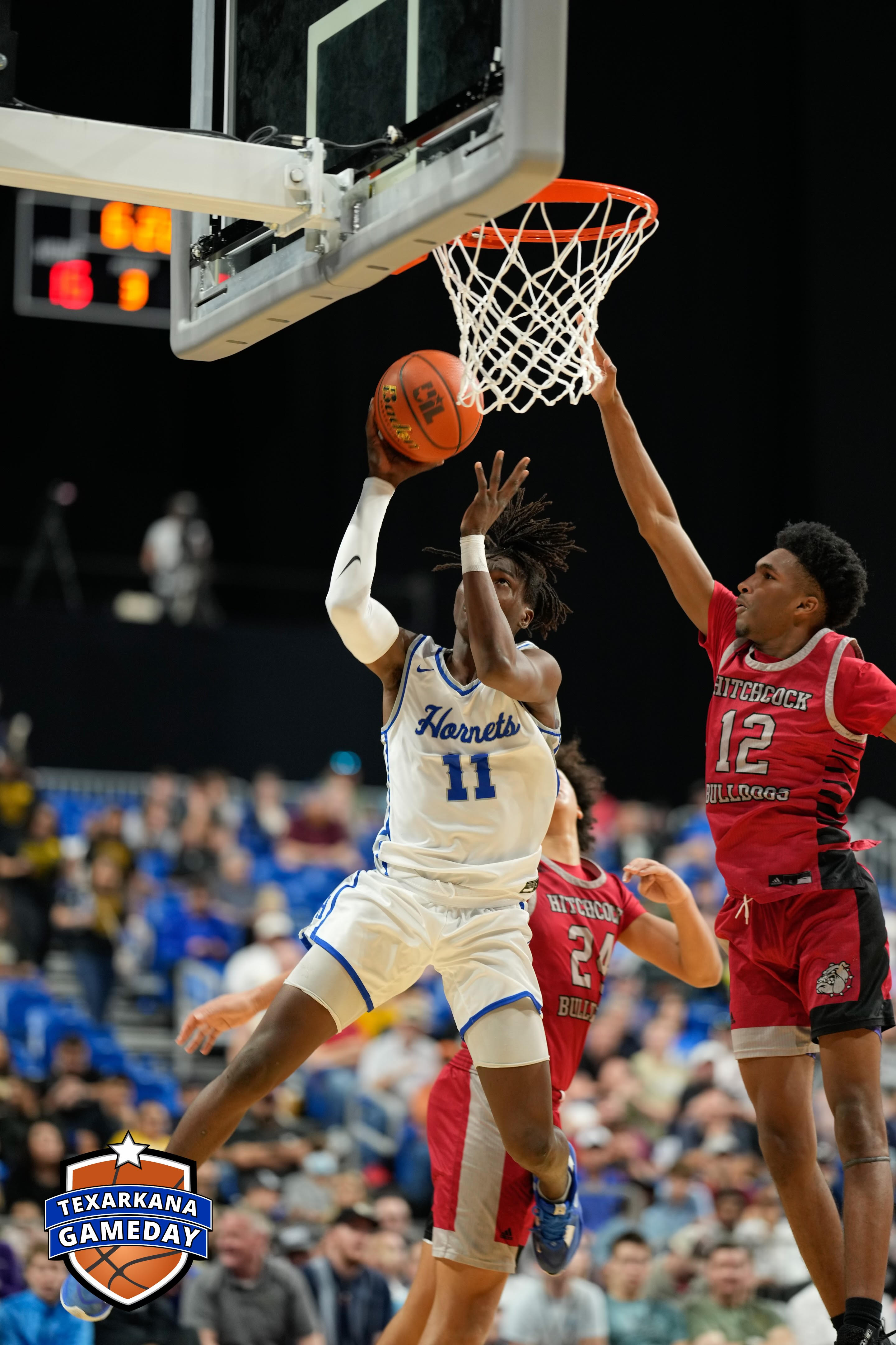 Prep Basketball No. 2 Hitchcock stops Hooks, 6936, in state semifinal