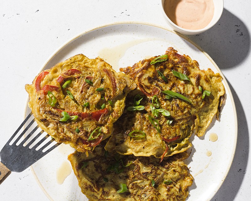 Chinese-Style Vegetable Omelets (Milk Street via AP)