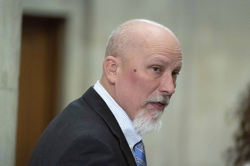 Rep. Chip Roy, R-Texas, talks to reporters as he walks to the speaker's office Jan. 9, 2023, on Capitol Hill in Washington. Roy is preemptively endorsing Florida Gov. Ron DeSantis for president, even though DeSantis hasn't yet announced a bid. (AP Photo/Jose Luis Magana, File)