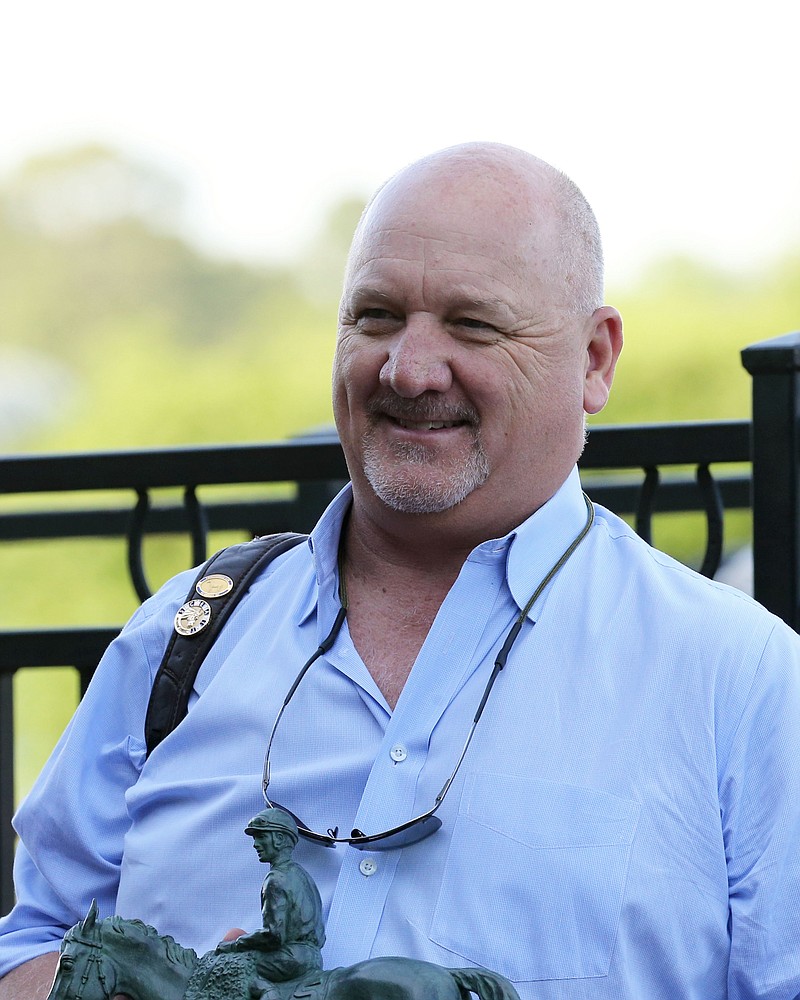 Trainer Ken McPeek is seen at Oaklawn after the Grade 3 Fantasy on May 1, 2020. - Photo courtesy of Coady Photography