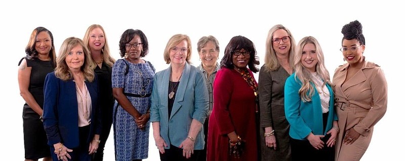 During the International Women's Day celebration March 8, the Pine Bluff Regional Chamber of Commerce honored 10 women who were selected for awards in their professions. (Special to The Commercial/Pine Bluff Regional Chamber of Commerce)