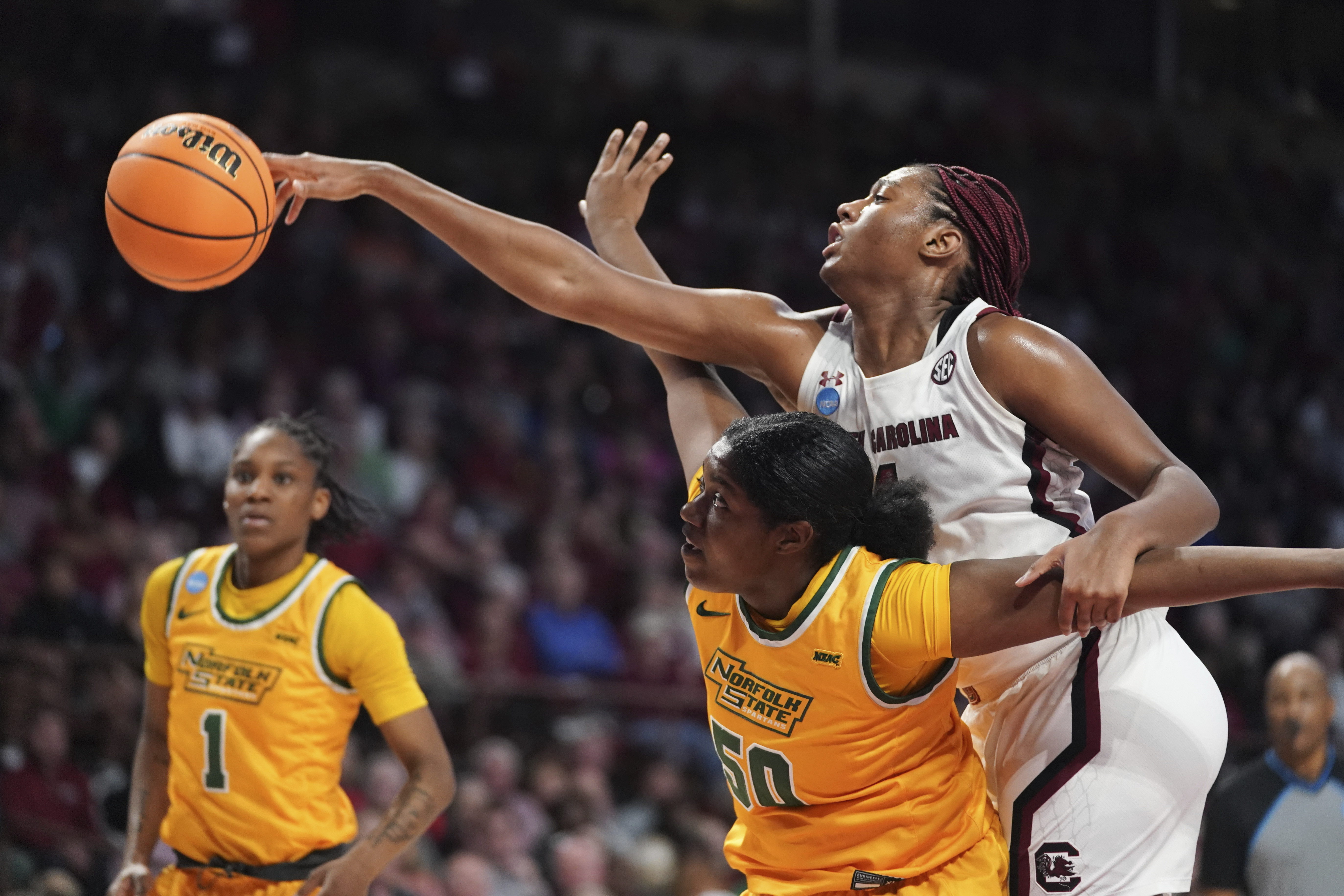 South Carolina women roll in March Madness opener - Vimarsana News