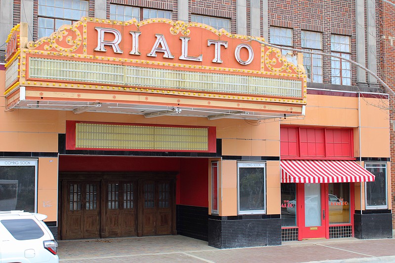 The Rialto Theatre in downtown El Dorado is seen on Tuesday, March 21. (Caitlan Butler/News-Times)