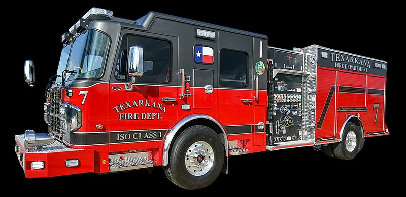 Texarkana, Texas, Fire Department's new Engine 7 is shown in this undated photo. TTFD will dedicate the engine in a ceremony Monday, March 27, 2023, at Station 7 on 3101 S. Lake Drive. (Submitted photo)