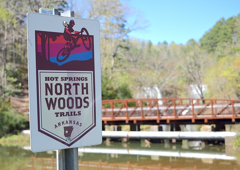 The Northwoods Trails system will once again host the Northwoods Mullet Trail Run and Beaver Bash on April 22. The event consists of a 10K and a 25K before the Beaver Bash "party in the back." - Photo by Donald Cross of The Sentinel-Record