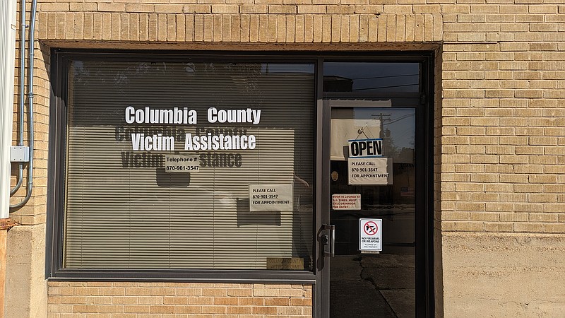 The Victim Assistance Office can be seen at 204 West Calhoun Street. (Joshua Turner / Banner News)