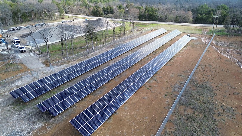 The Sebastian County Sheriff’s Office is looking for any information regarding vandalism at a county solar energy facility in Midland. 
(Courtesy Photo/Sebastian County Sheriff's Office)