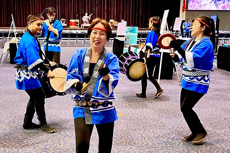 The taiko drum group Dallas Kiyari Daiko has been added to the lineup of The Arkansas Cherry Blossom Festival. Photo is courtesy of the Hot Springs Sister City Program. - Submitted photo