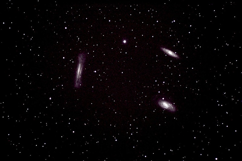 David Cater/Special to the Herald-Leader
Pictured are the three spiral galaxies in Leo.