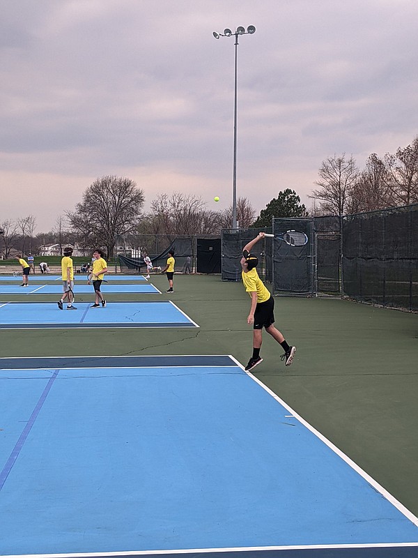 Fulton boys tennis falls at Tolton