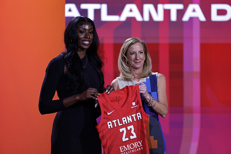 Haley Jones at the 2023 WNBA Draft, The Best WNBA Draft Outfits to Grace  the Orange Carpet