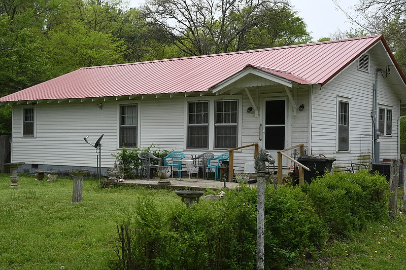 Frederick "Mark" Palmer's home on Hughes Road is the last remaining property of the Watt family after fires claimed several nightclubs owned by Sam Watt. The home was built by one of Watt's sons. - Photo by Lance Brownfield of The Sentinel-Record.