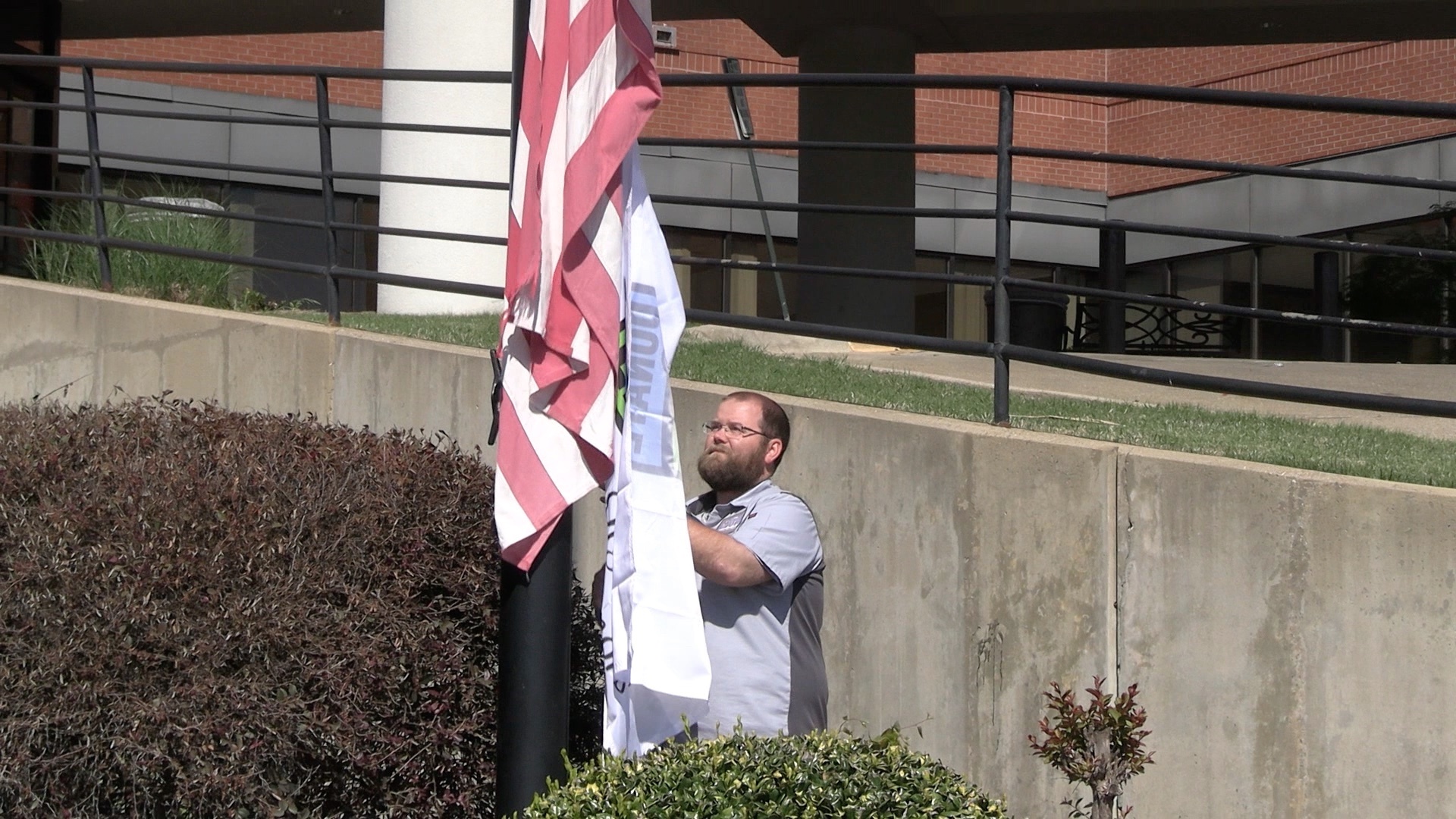 WATCH | NPMC Raises Flag To Honor Organ Donation Month | Hot Springs ...