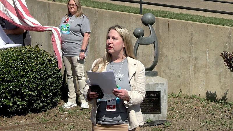 WATCH | NPMC Raises Flag To Honor Organ Donation Month | Hot Springs ...