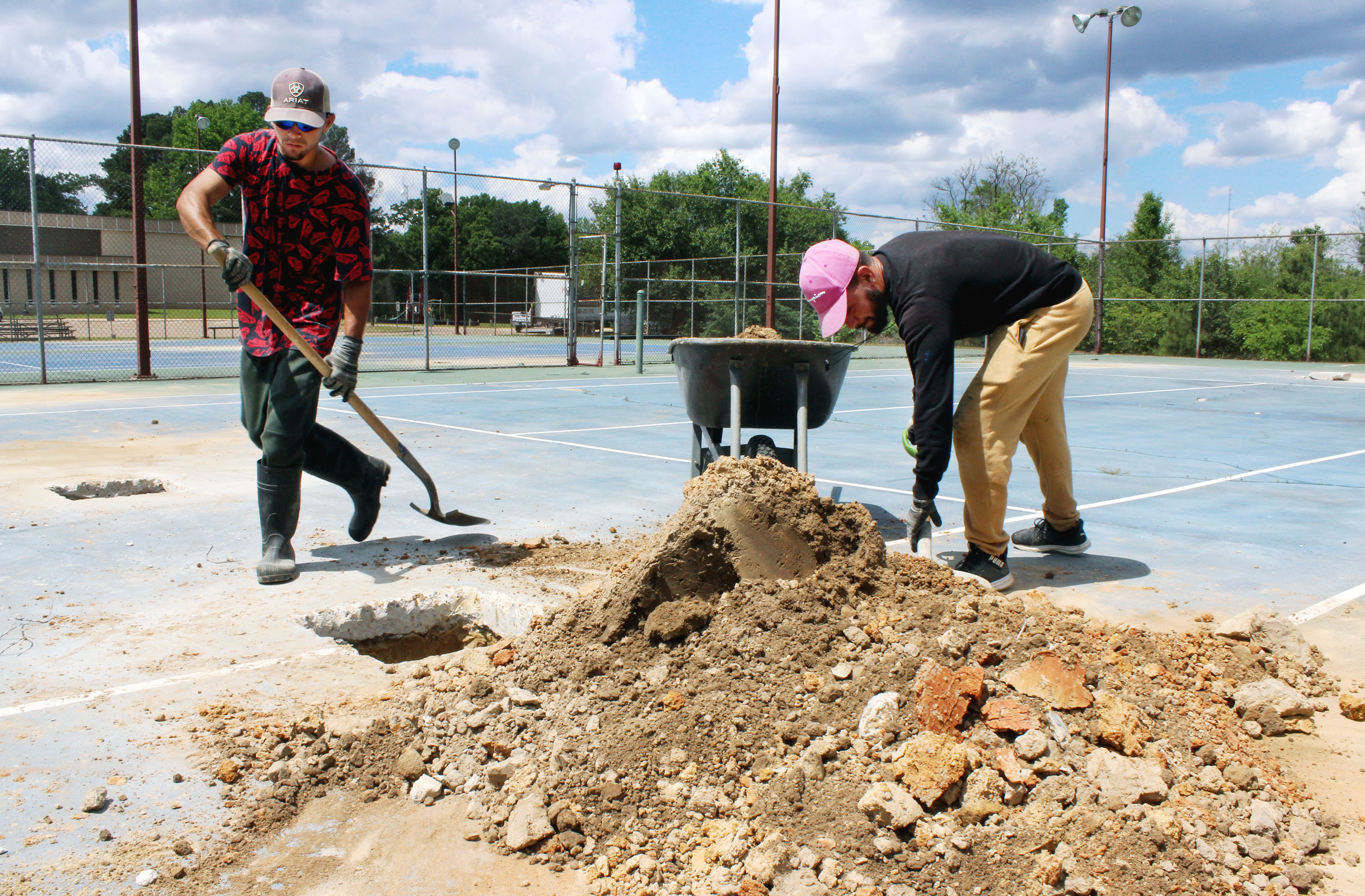 PHOTO | Pickleball Courts Under Construction - Vimarsana News