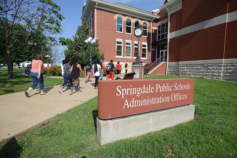 Springdale Public Schools Administration Offices
(File Photo/NWA Democrat-Gazette)